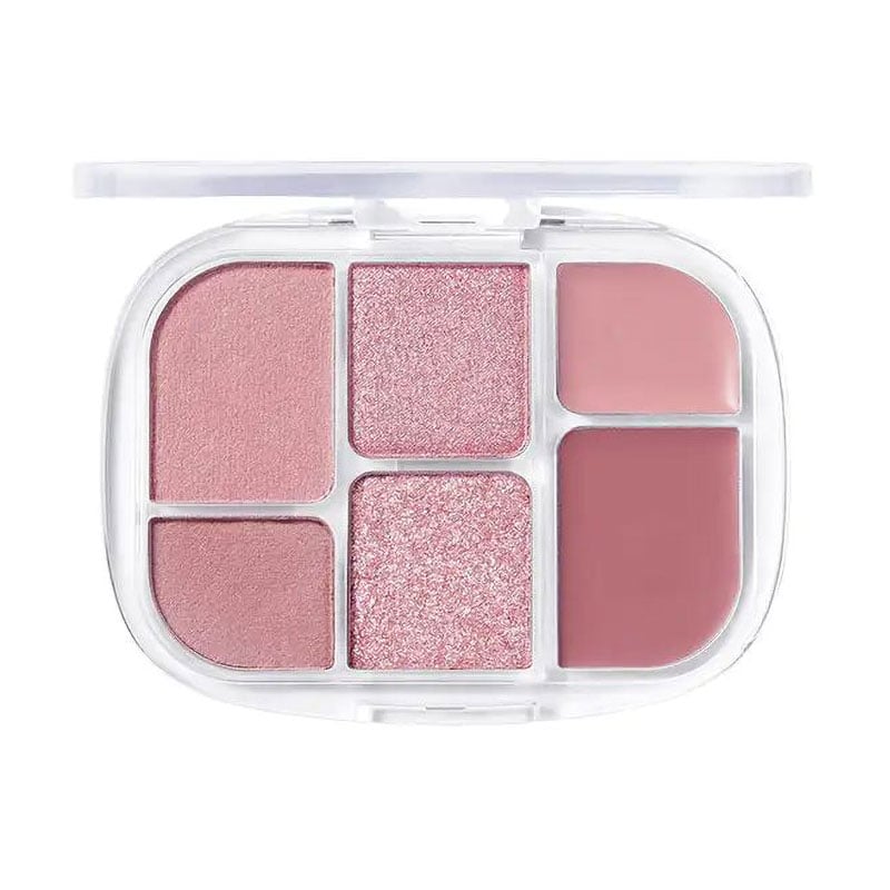 Палетка тіней для повік WAKEMAKE Soft Sheer Multi Palette 02 Lazy Rose, 6.4 г